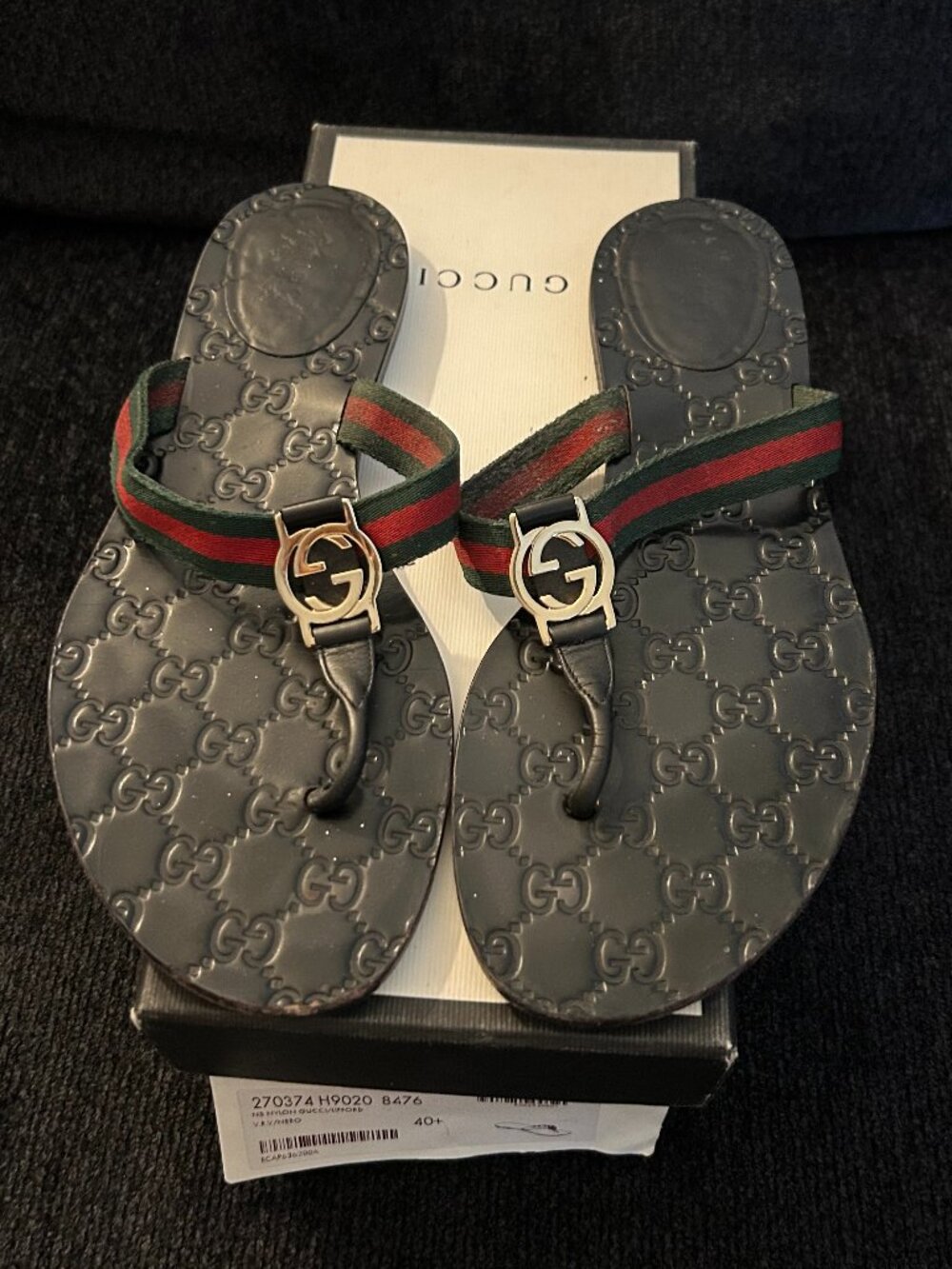Womens 100% Authentic Gucci Sandals